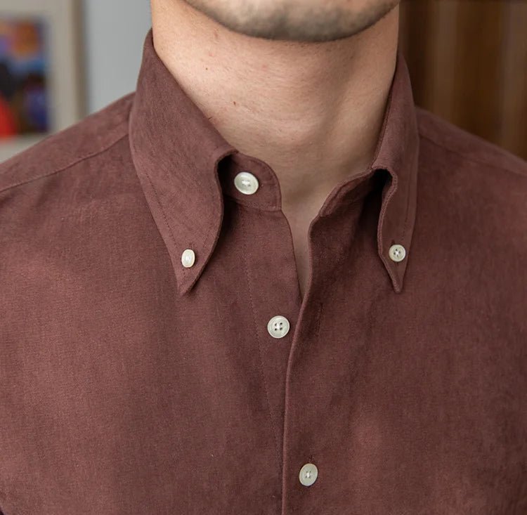 Slim fit solid business shirt office and social wear - Antonios