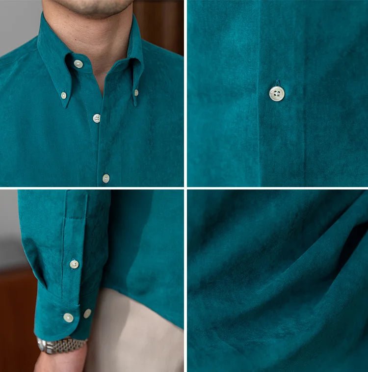 Slim fit solid business shirt office and social wear - Antonios