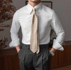 Slim fit solid business shirt office and social wear - Antonios