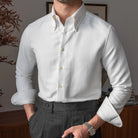 Slim fit solid business shirt office and social wear - Antonios