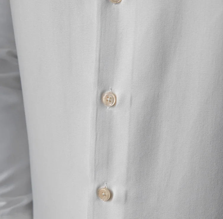 Slim fit solid business shirt office and social wear - Antonios