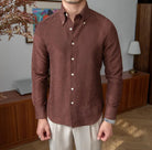 Slim fit solid business shirt office and social wear - Antonios