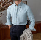 Slim fit solid business shirt office and social wear - Antonios
