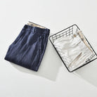 Slim - fit straight linen pants - Antonios