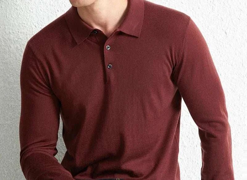 Slim fit wool autumn sweater - Antonios