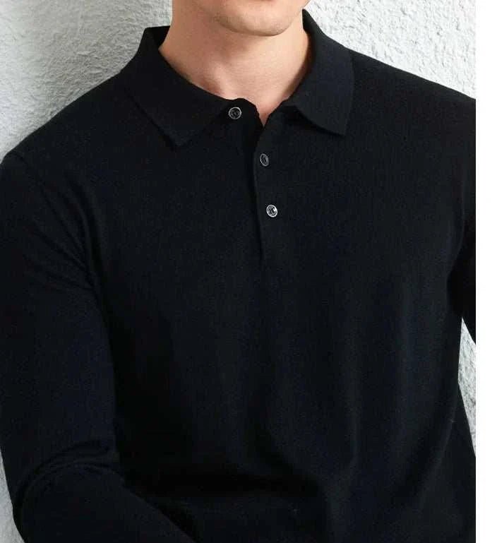 Slim fit wool autumn sweater - Antonios