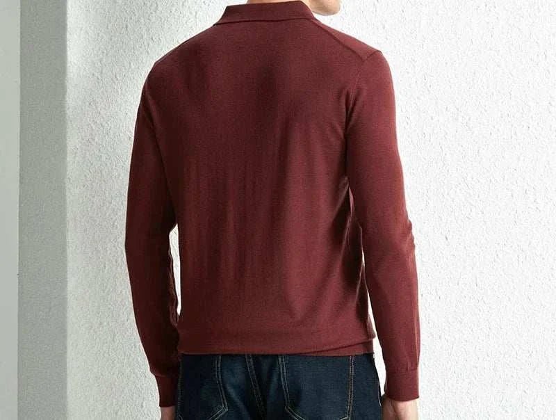 Slim fit wool autumn sweater - Antonios