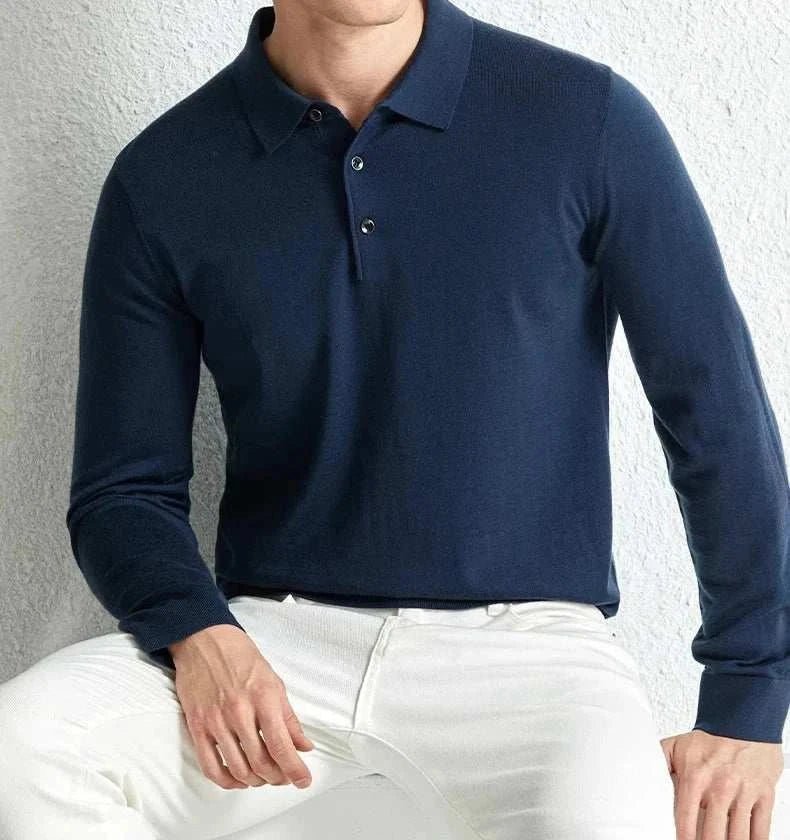 Slim fit wool autumn sweater - Antonios
