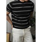 Smart casual striped summer t-shirt - Antonios