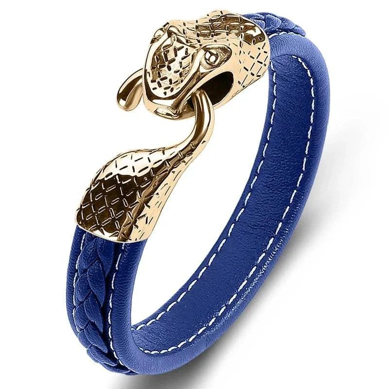 Snake leather bracelet - Antonios
