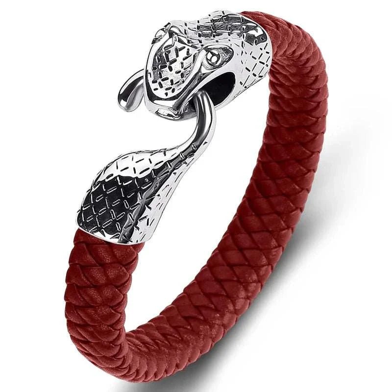 Snake leather bracelet - Antonios
