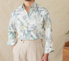 Soft cotton printed long - sleeved shirt - Antonios