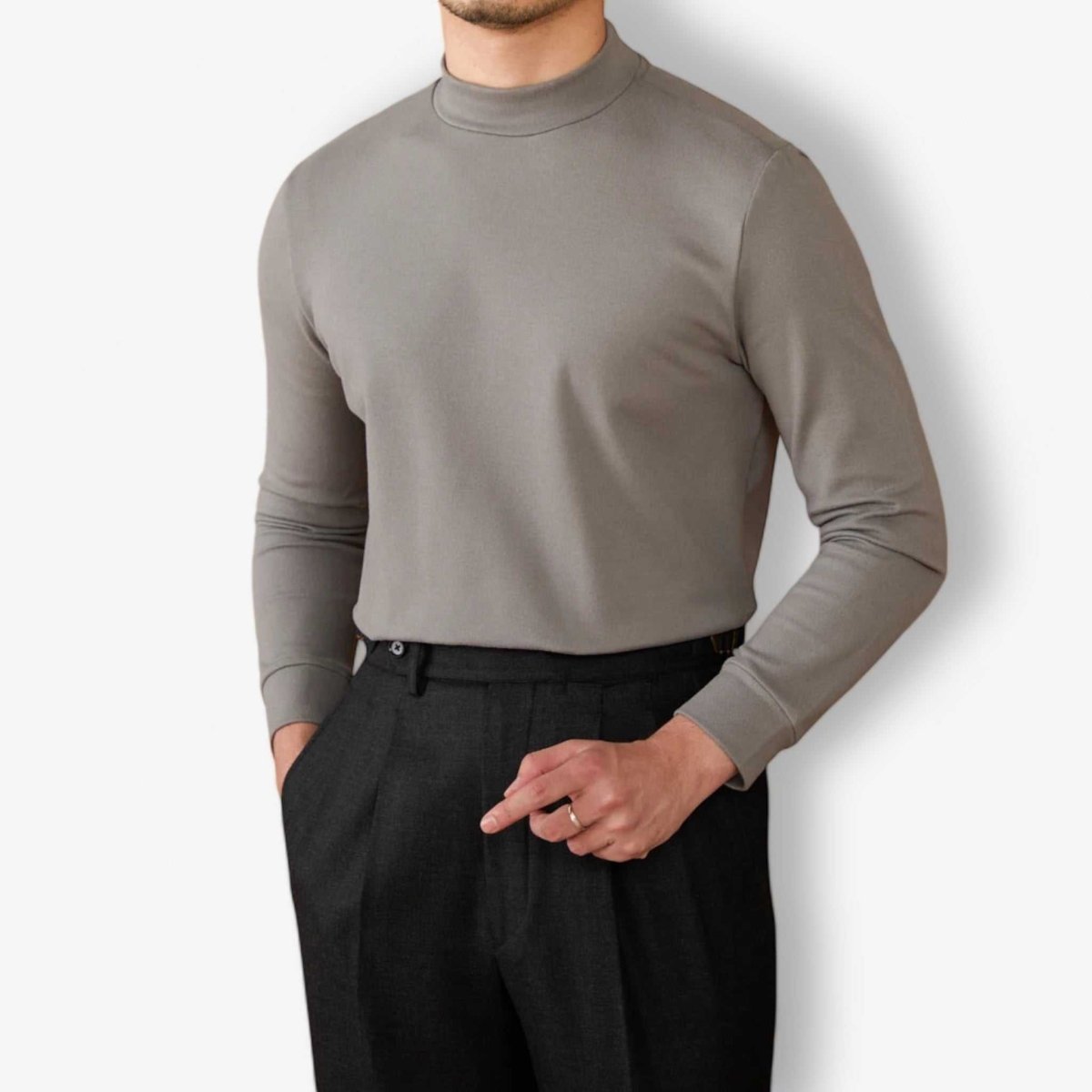 Soft half turtleneck sweater - Antonios