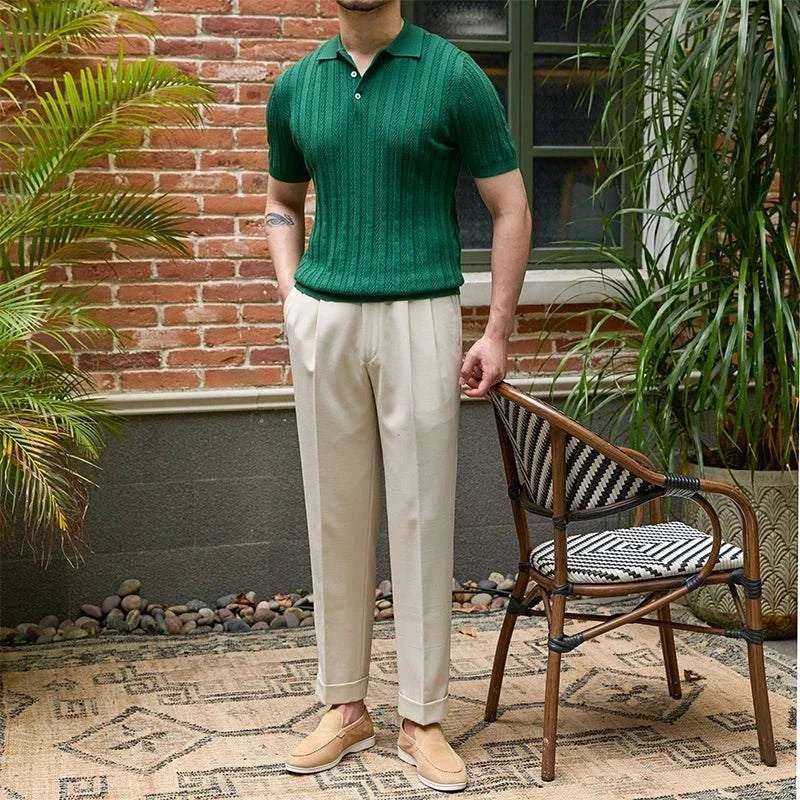 Spring gentleman english t-shirt - Antonios