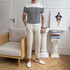 Spring knitted round neck t-shirt - Antonios