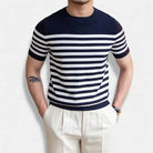 Spring knitted round neck t-shirt - Antonios
