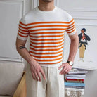 Spring knitted round neck t-shirt - Antonios