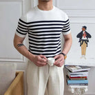 Spring knitted round neck t-shirt - Antonios