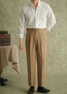 Spring pointer collar long sleeve shirt - Antonios