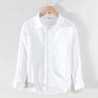Spring stand collar long - sleeve casual streetwear button - up - Antonios