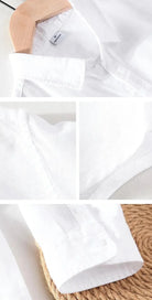 Spring stand collar long - sleeve casual streetwear button - up - Antonios