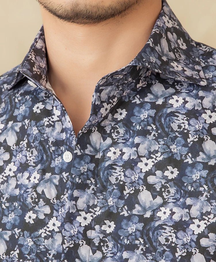 Spring vintage printed shirt - Antonios