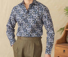 Spring vintage printed shirt - Antonios
