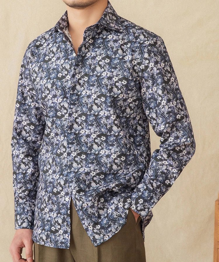 Spring vintage printed shirt - Antonios