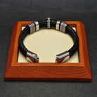 Stainless steel cross magnet bracelet - Antonios