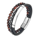 Stainless steel stone bracelet - Antonios