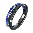 Stainless steel stone bracelet - Antonios