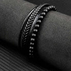 Stainless steel stone bracelet - Antonios