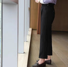 Straight business high - waist trousers - Antonios