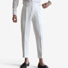 Straight business high - waist trousers - Antonios