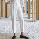 Straight business high - waist trousers - Antonios