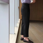 Straight business high - waist trousers - Antonios