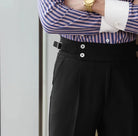 Straight business high - waist trousers - Antonios