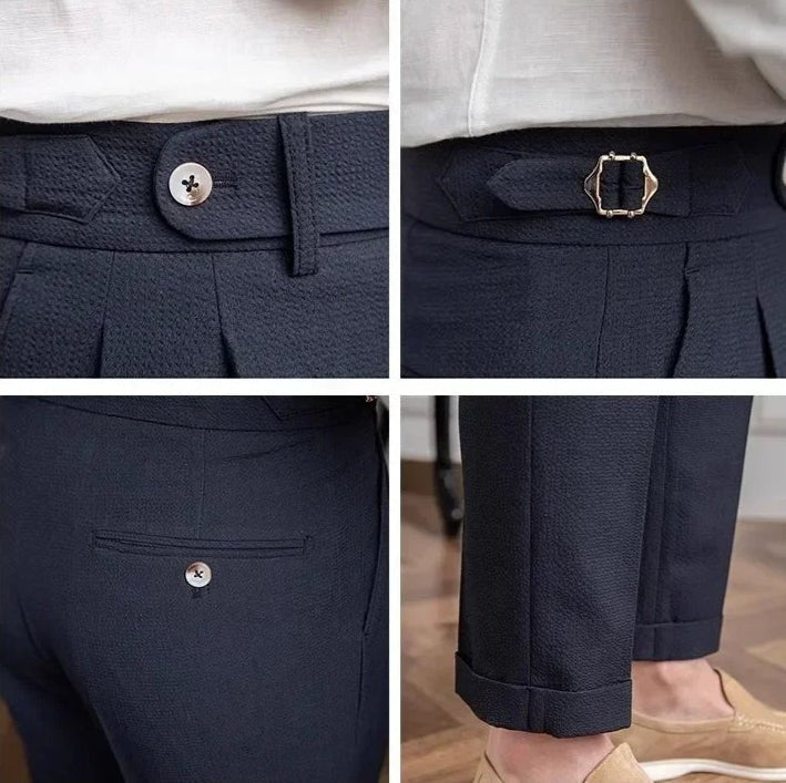 Straight fit suit elegant pants - Antonios