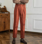 Straight high - waist casual trousers - Antonios