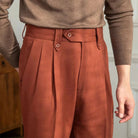 Straight high - waist casual trousers - Antonios