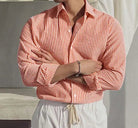 Streetwear summer long - sleeve shirt with stripes - Antonios