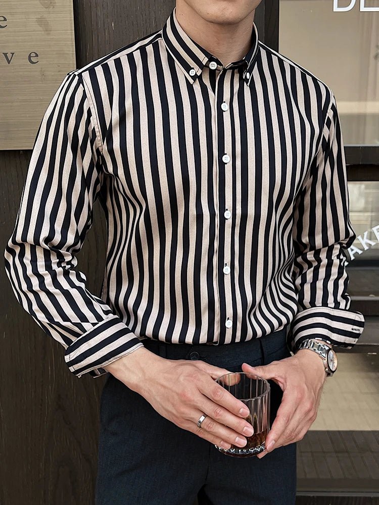 Striped business elegant shirt - Antonios