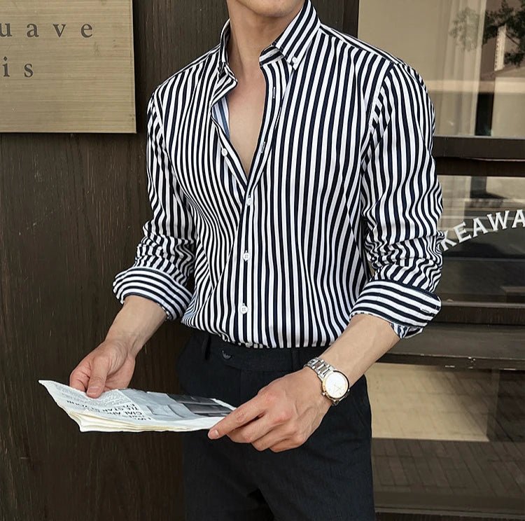 Striped business elegant shirt - Antonios