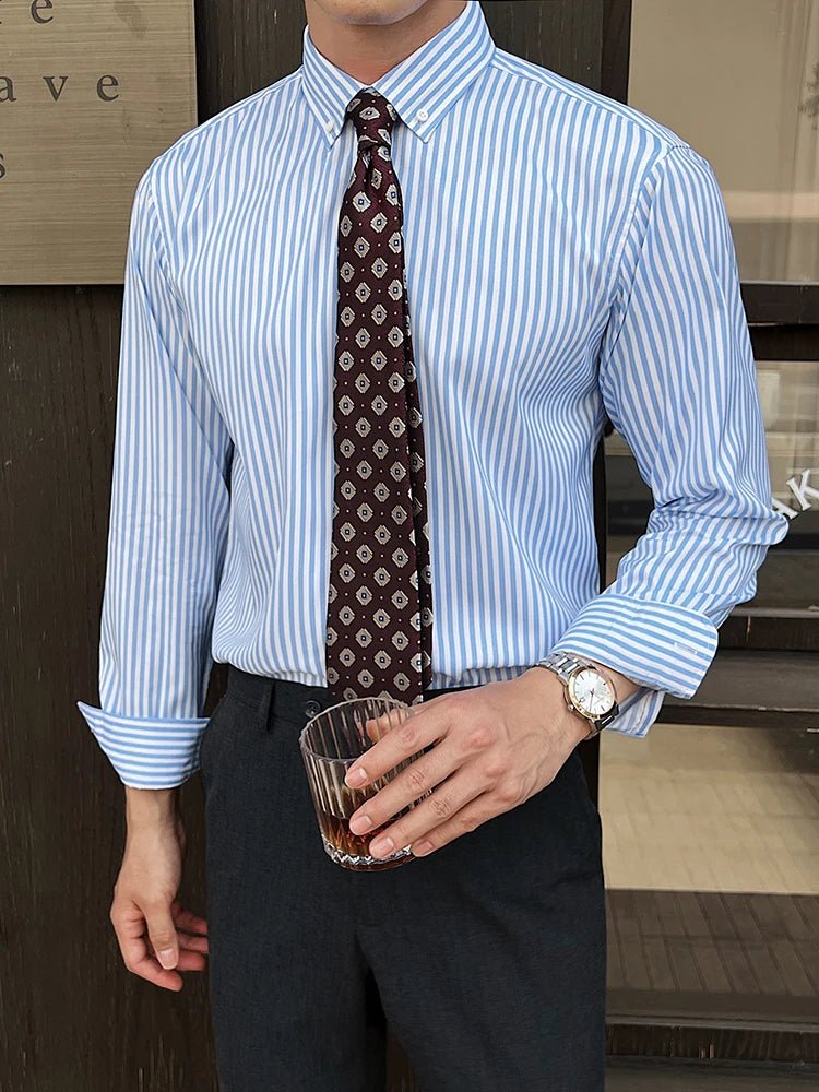 Striped business elegant shirt - Antonios