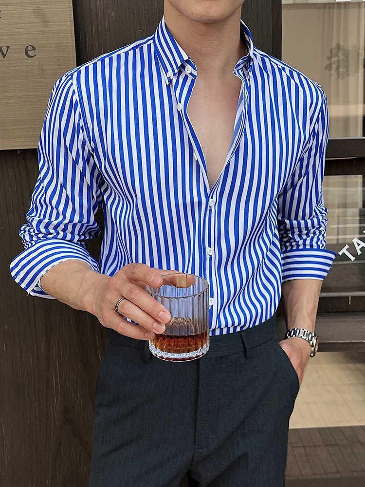 Striped business elegant shirt - Antonios