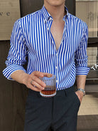 Striped business elegant shirt - Antonios