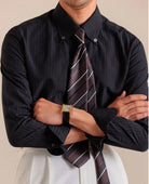 Striped cotton dress shirt - Antonios