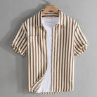 Striped printed shirt bold and fashionable fit - Antonios