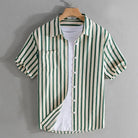 Striped printed shirt bold and fashionable fit - Antonios