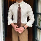 Striped spring gentleman english shirt - Antonios